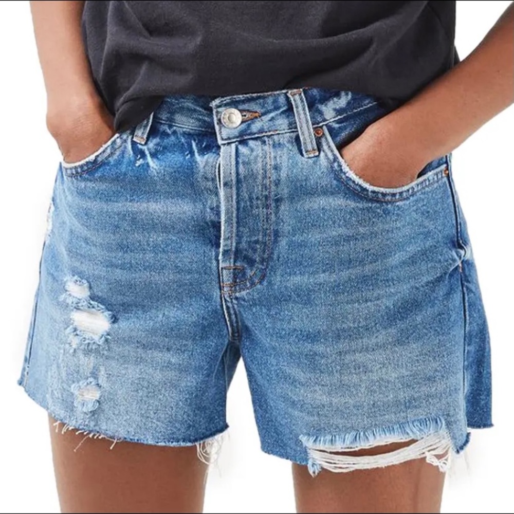Topshop denim shorts